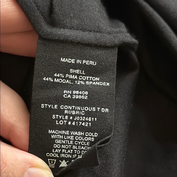 Theory Continuous Tee Dress in Pima Cotton-Modal - Picture 5 of 5